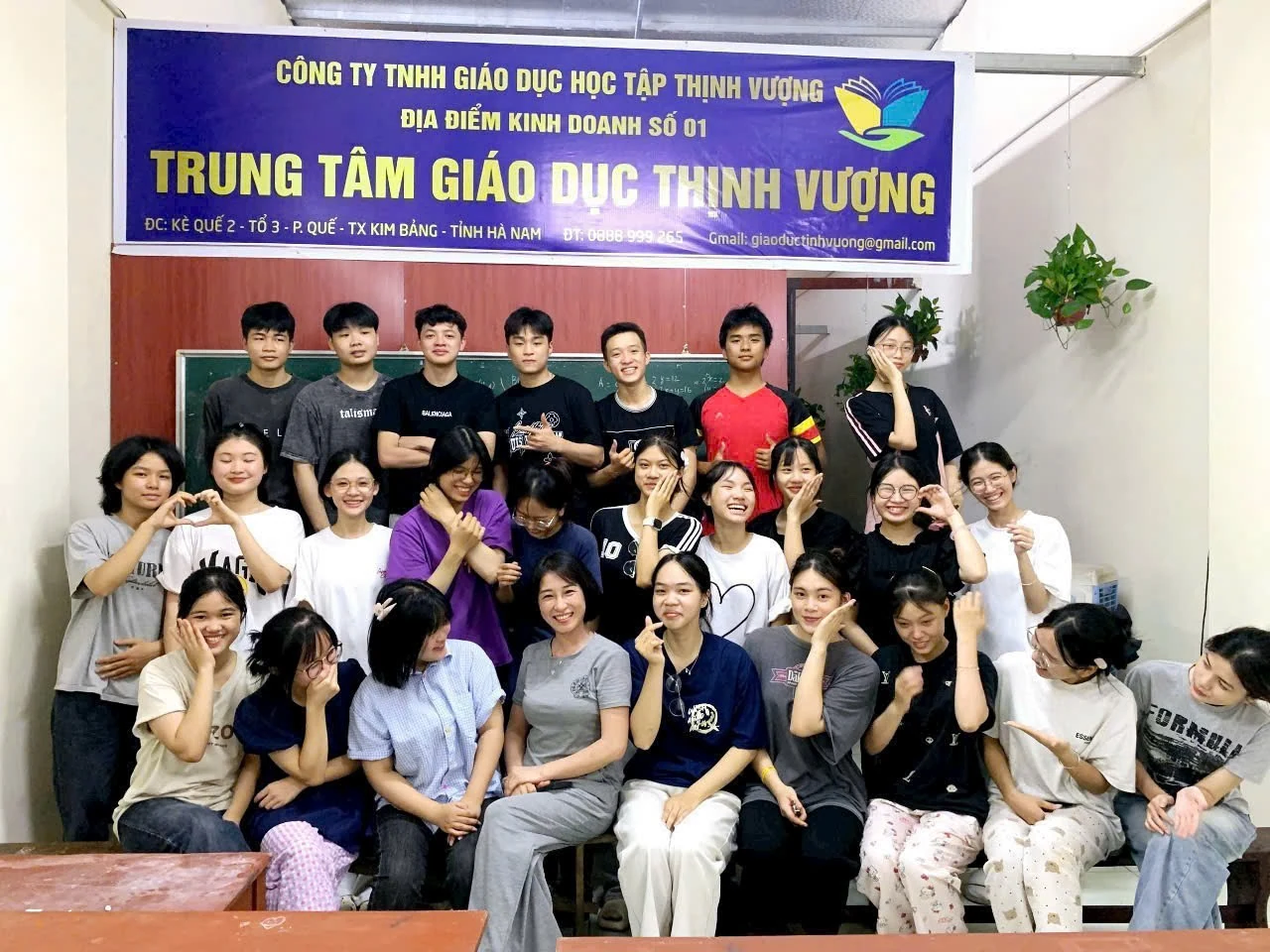 Học sinh Trung tâm Giáo dục Thịnh Vượng